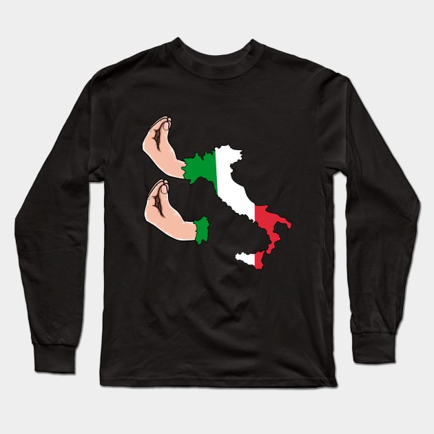 Italian hand gesture Long Sleeve T-Shirt by Artardishop